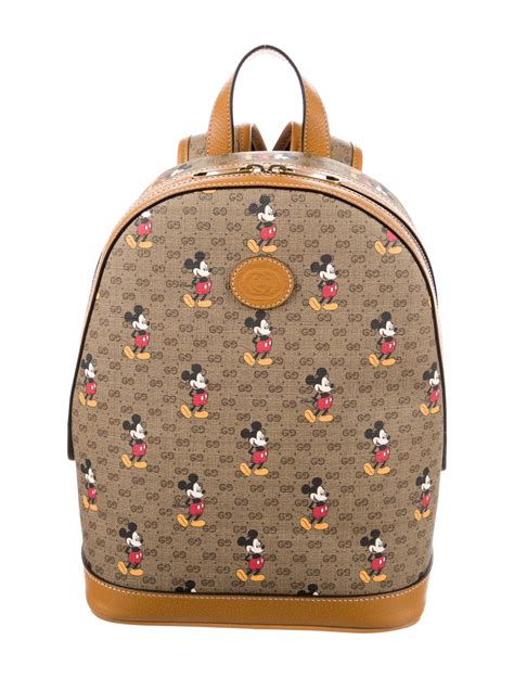 mick gucci|gucci mickey mouse backpack.